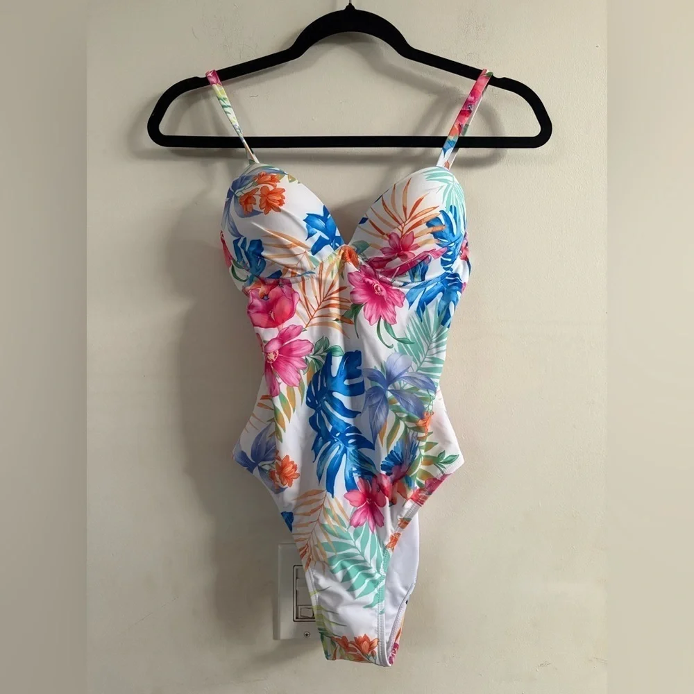 Cupshe Kids One Piece Floral Swimsuit